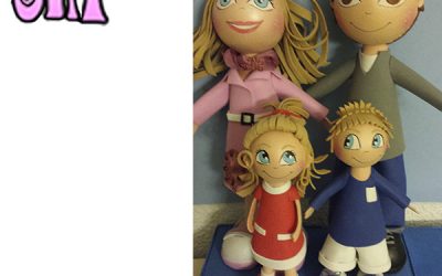 Familia fofuchas personalizadas