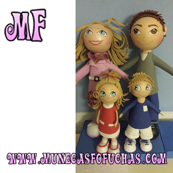 Familia fofuchas personalizadas