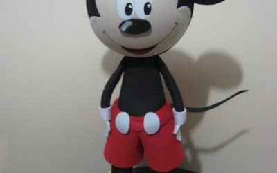 Como hacer muñecas fofuchas hoy Mickey fofucho