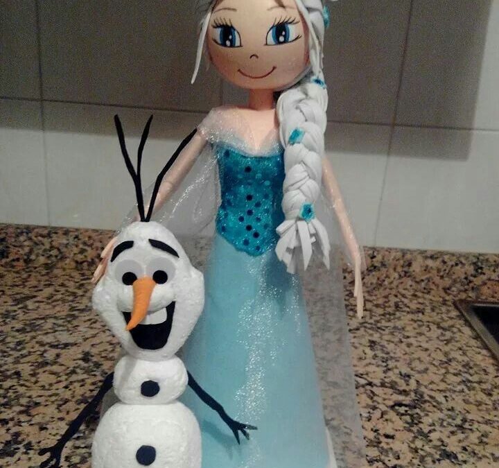 Cómo hacer un Fofulápiz de Elsa